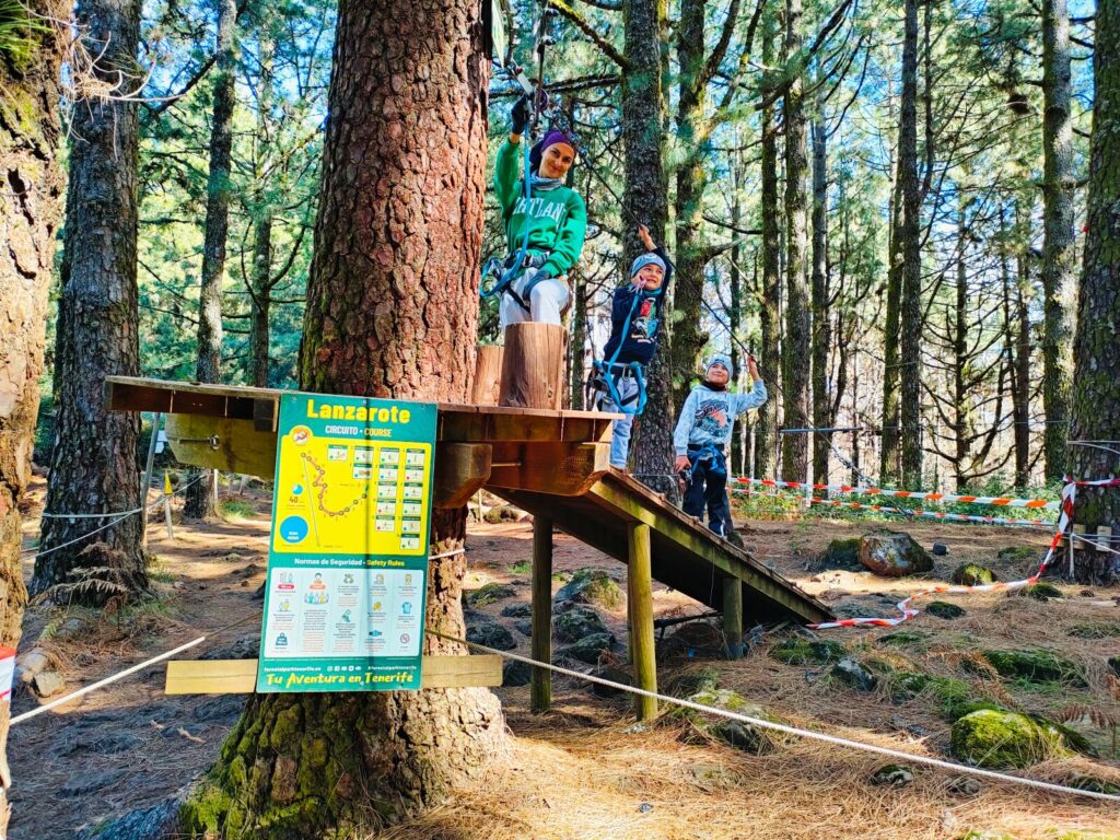 forestal park tenerife with kids