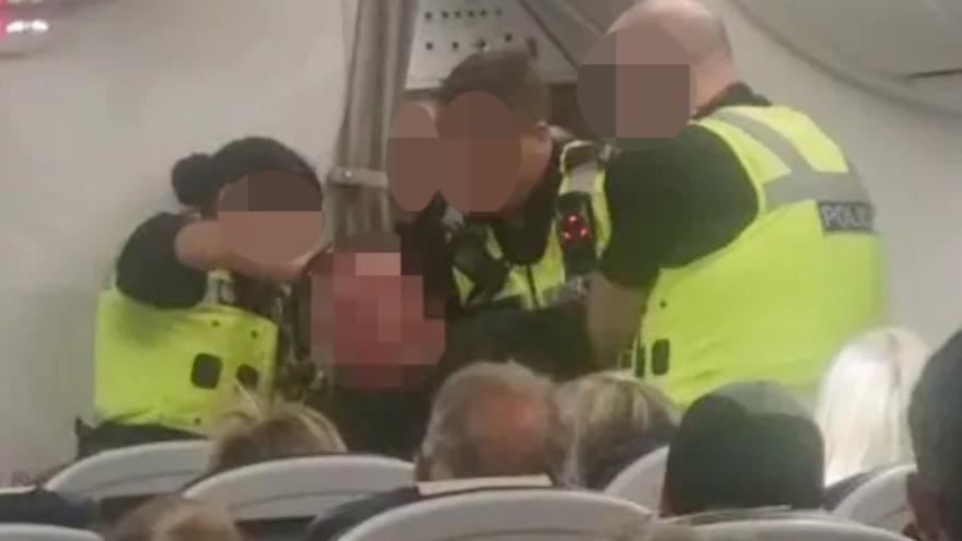 gran canaria flight passenger attacks crew incident file