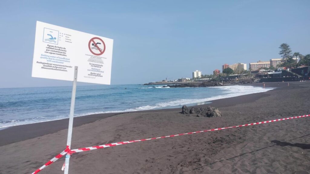 playa jardin reopening tenerife pollution closure file