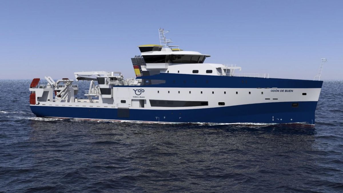 Odón de Buen oceanographic vessel Canary Islands  