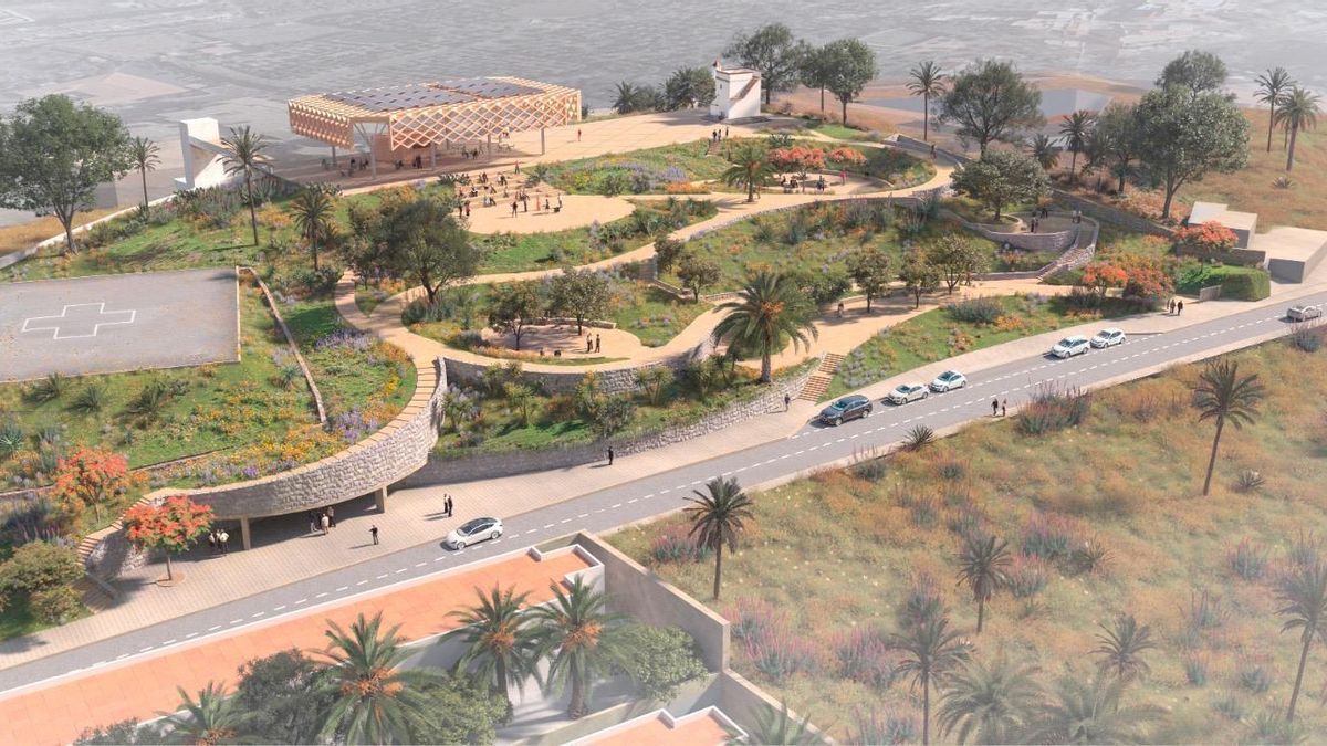 Tenisca Mountain urban park transformation  