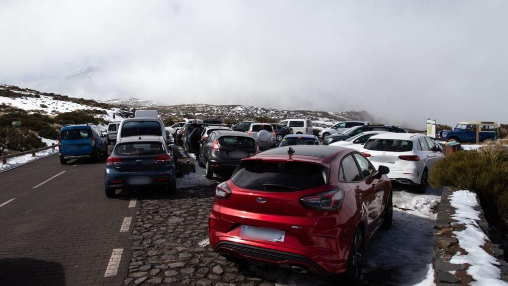 teide national park car access plan file