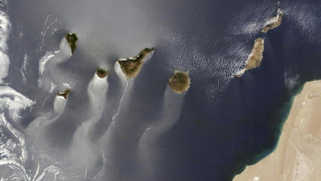 tenerife canary islands satellite constellation file