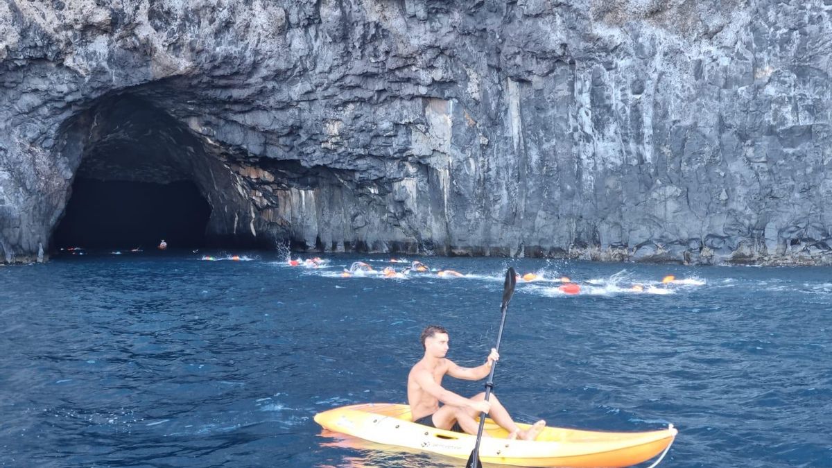 open water swimming La Palma