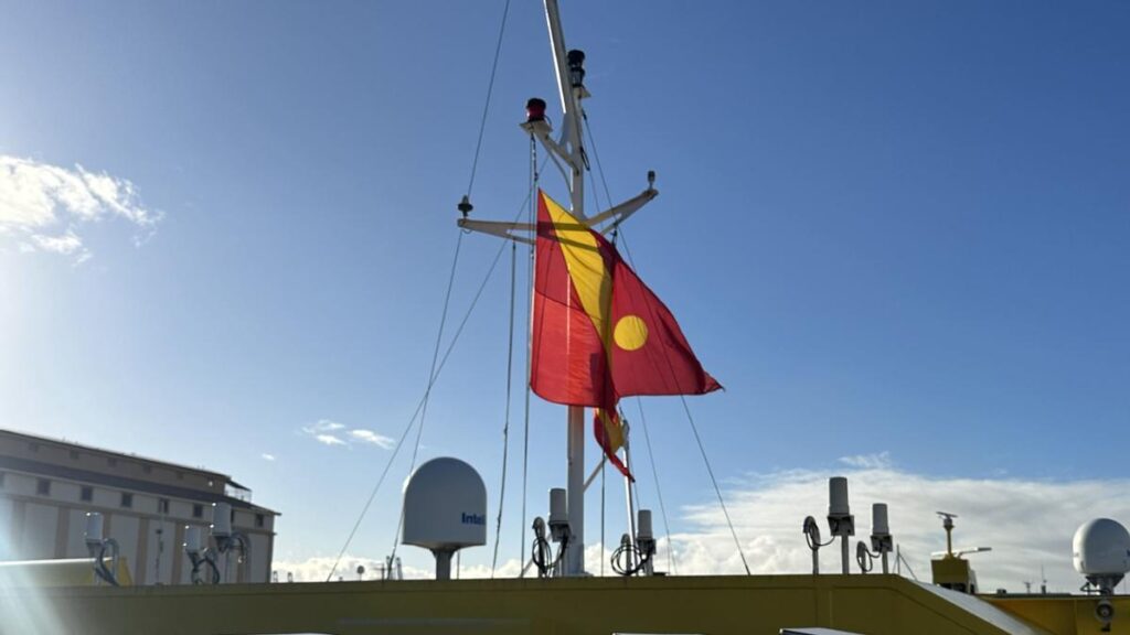 fred olsen express starlink wifi third antenna