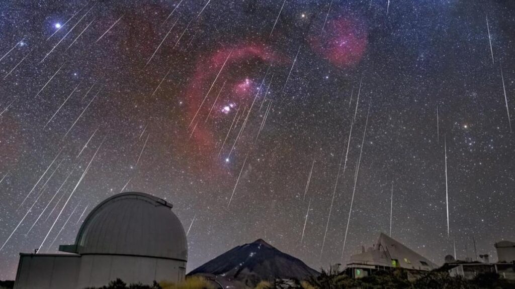 geminid meteor shower canary islands december peak