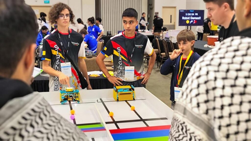la palma students world robot olympiad singapore 24th