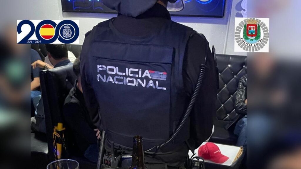 las palmas nightclub police raid arrest drugs december 2025