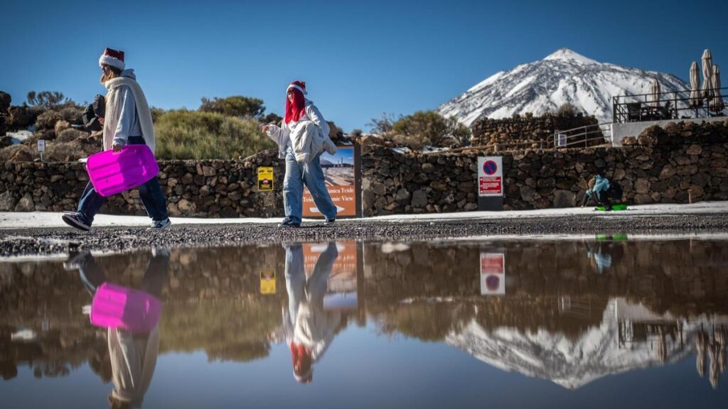 teide snow operation public transport success
