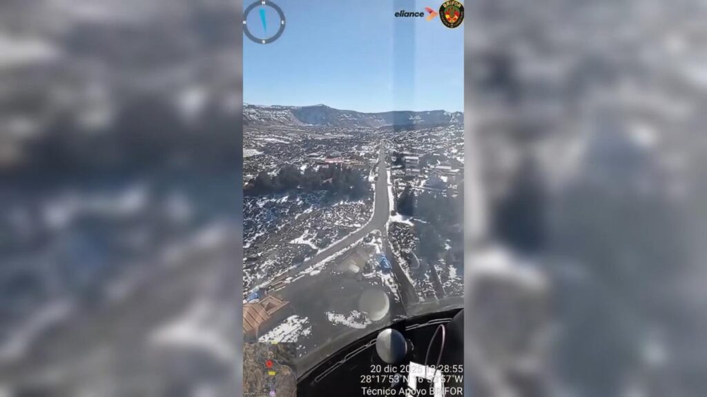 teide snow weekend access operation success